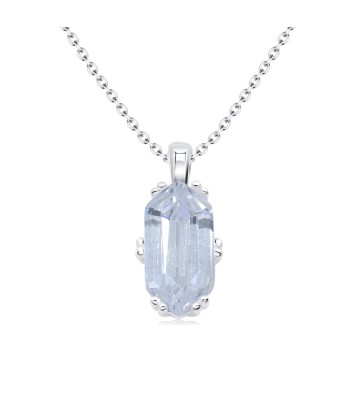 Beautiful CZ Fancy Silver Necklaces SPE-3872